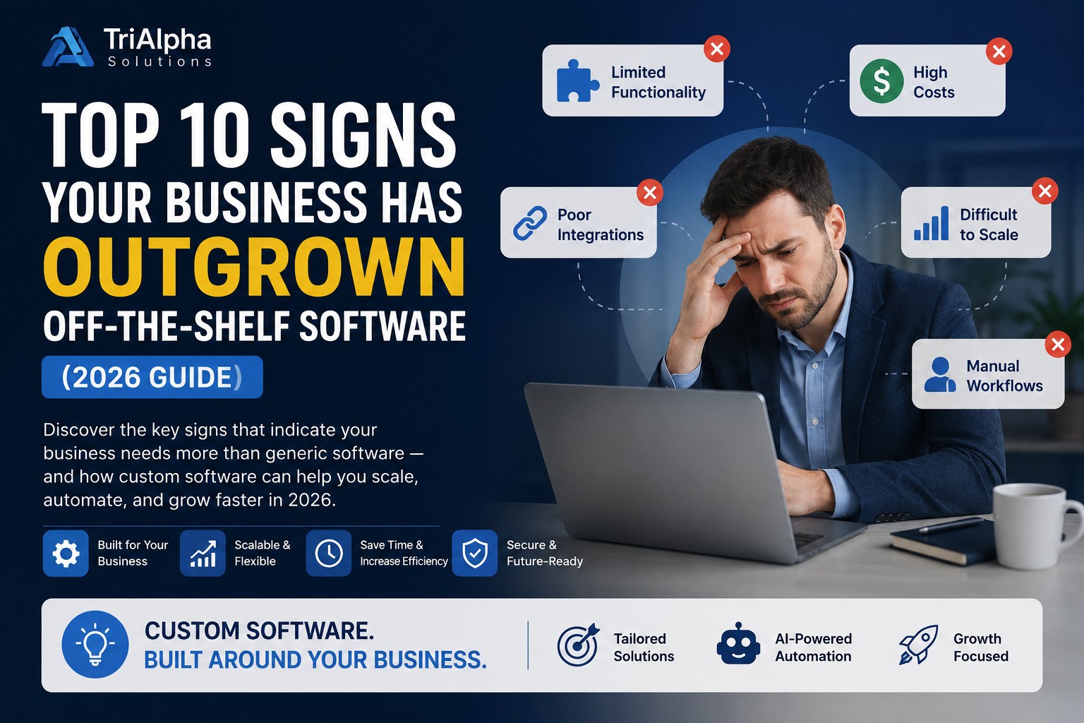 Top 10 Signs Your Business Has Outgrown Off-the-Shelf Software (2026 Guide)