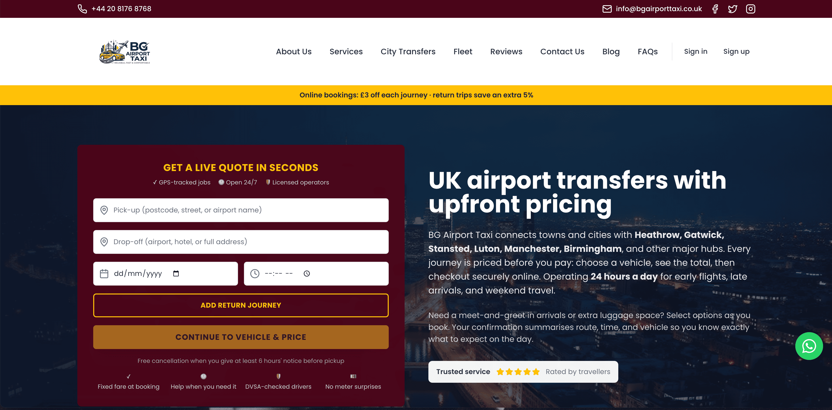 BG AIRPORT TAXI