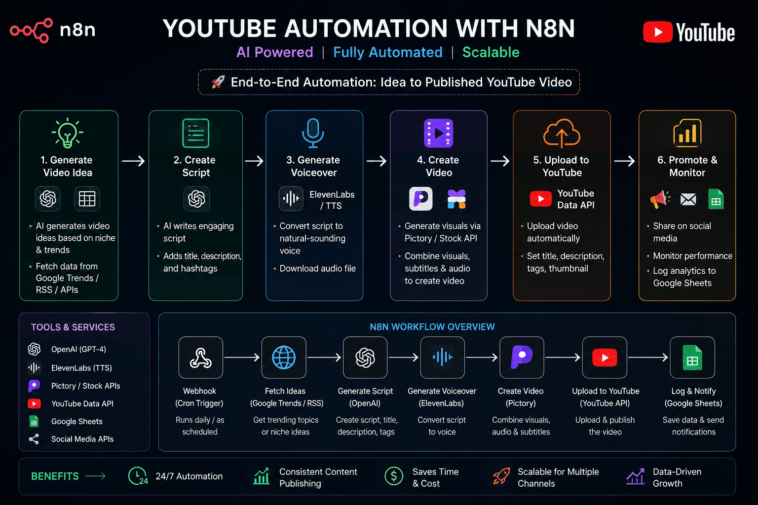 AI-Powered YouTube Automation with n8n
