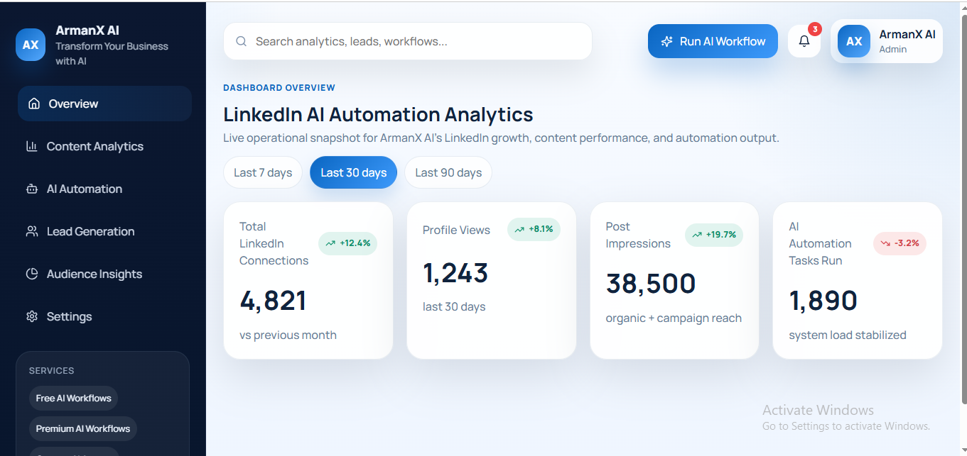 ArmanX AI Transform Your Business with AI